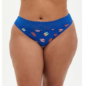 Torrid-Wide Lace Thong Panty
